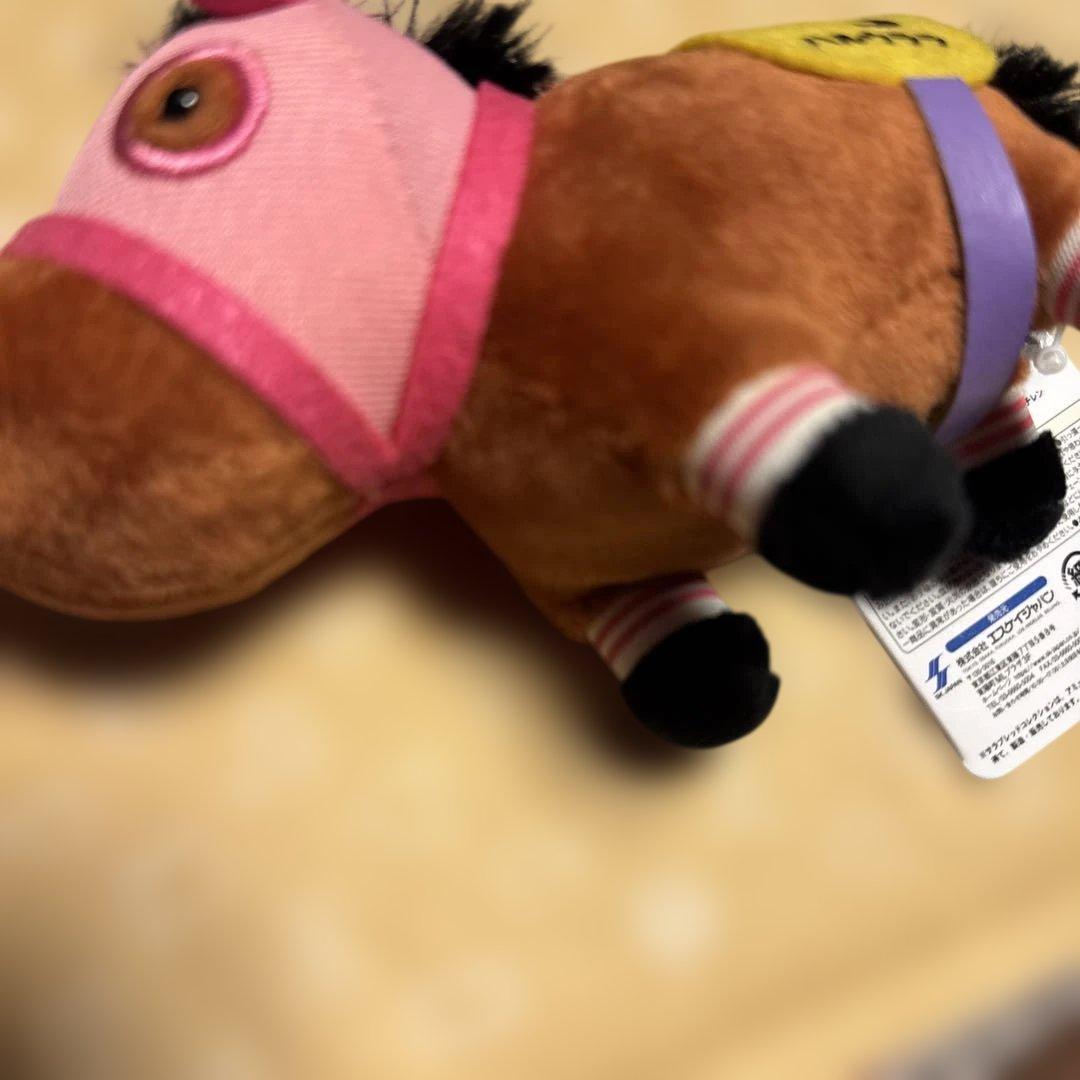 タグ付♡ハルウララ♡サラブレッドコレクションマスコットボールチェーン/ピンク