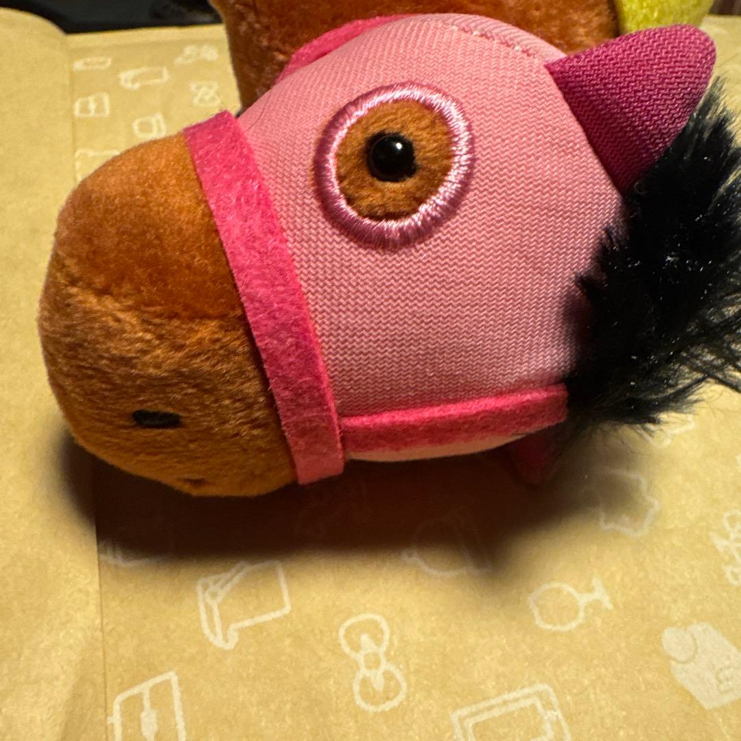 タグ付♡ハルウララ♡サラブレッドコレクションマスコットボールチェーン/ピンク