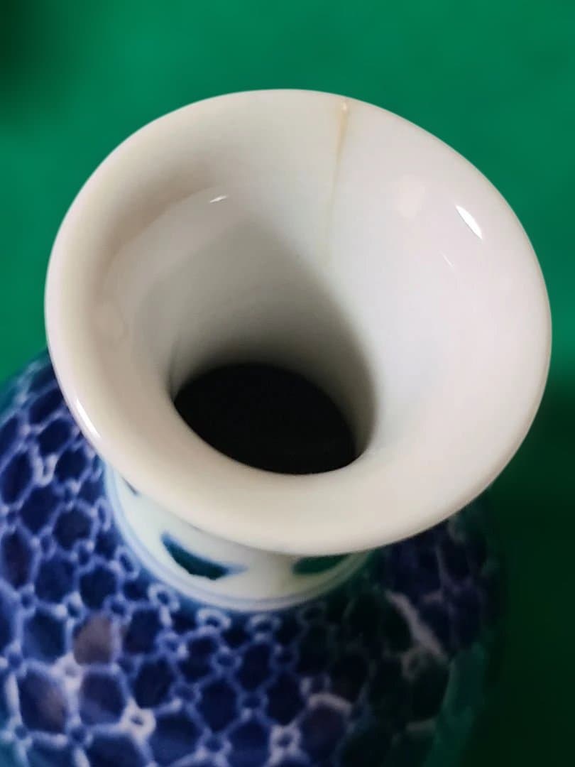 九谷焼須田菁華染付とくり