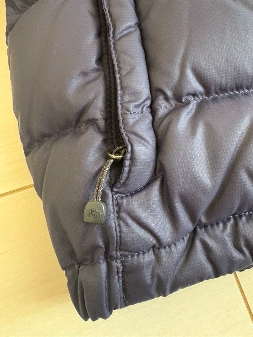 美品　THE NORTH FACE ネイビー　ダウン 90 クリーニング済み