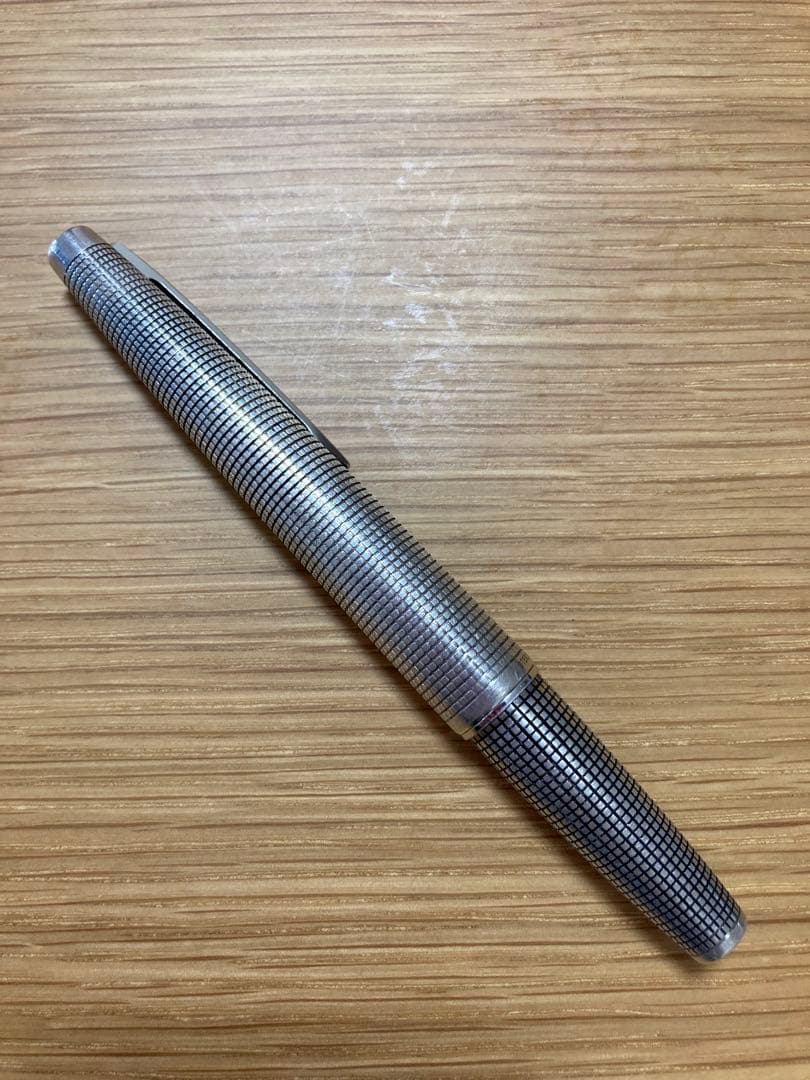 パイロット　エリートs万年筆　FM ニブ　スターリングシルバー