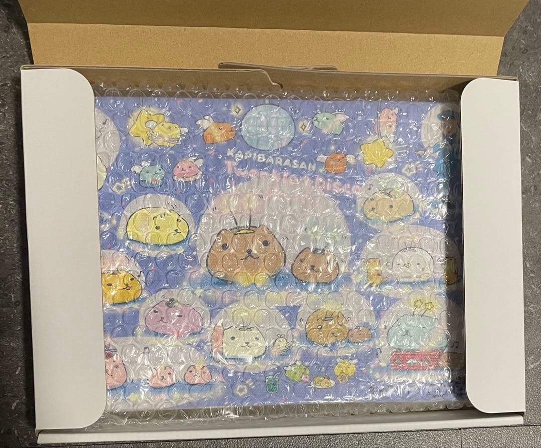 カピバラさん　ウォールキャンバス　チダケイコ　直筆サイン入り　20th