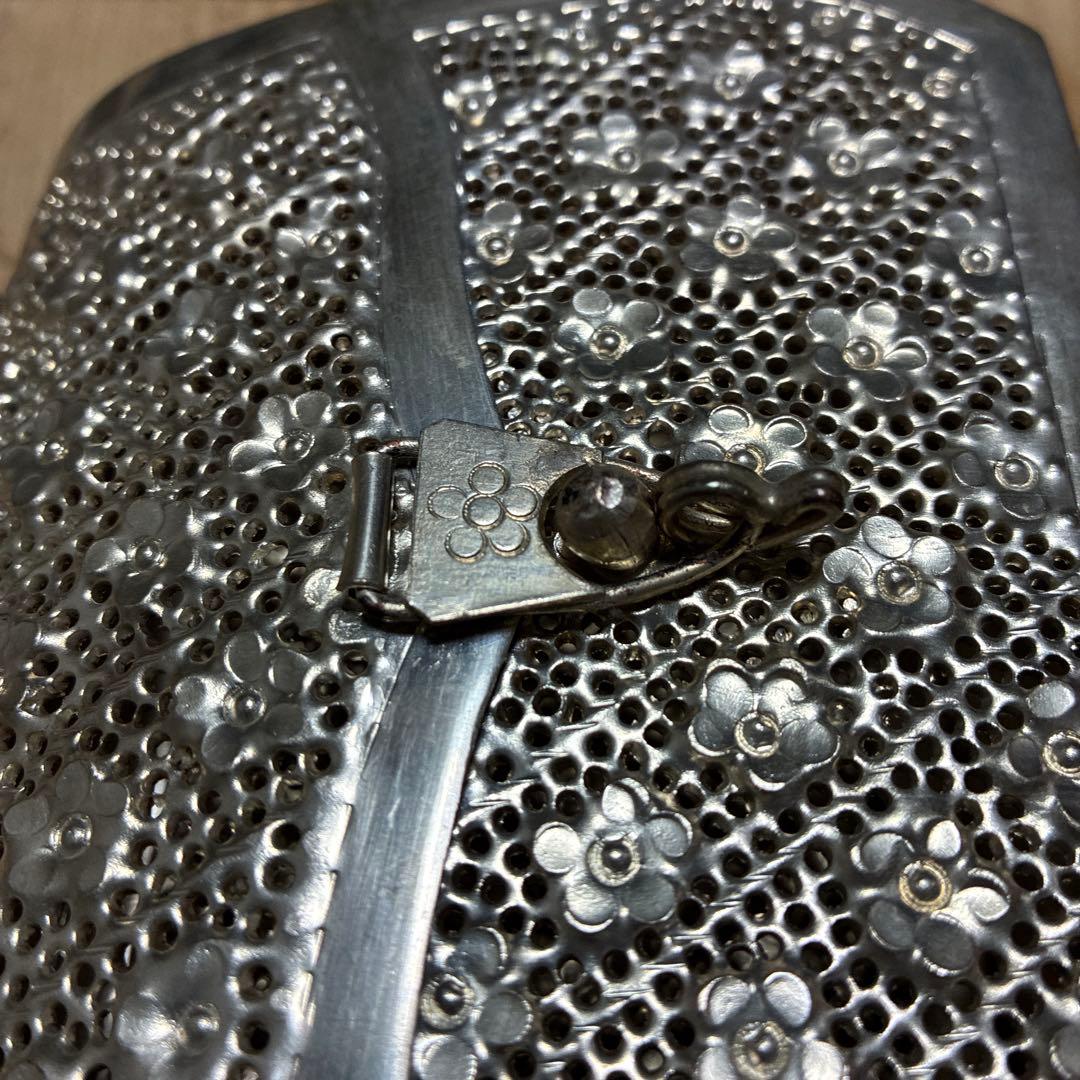 ビンテージ　銀細工　バック