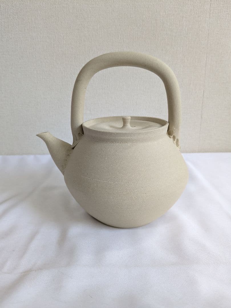 宇田芳宇 白泥ボウフラ ボーフラ 上手 煎茶道具