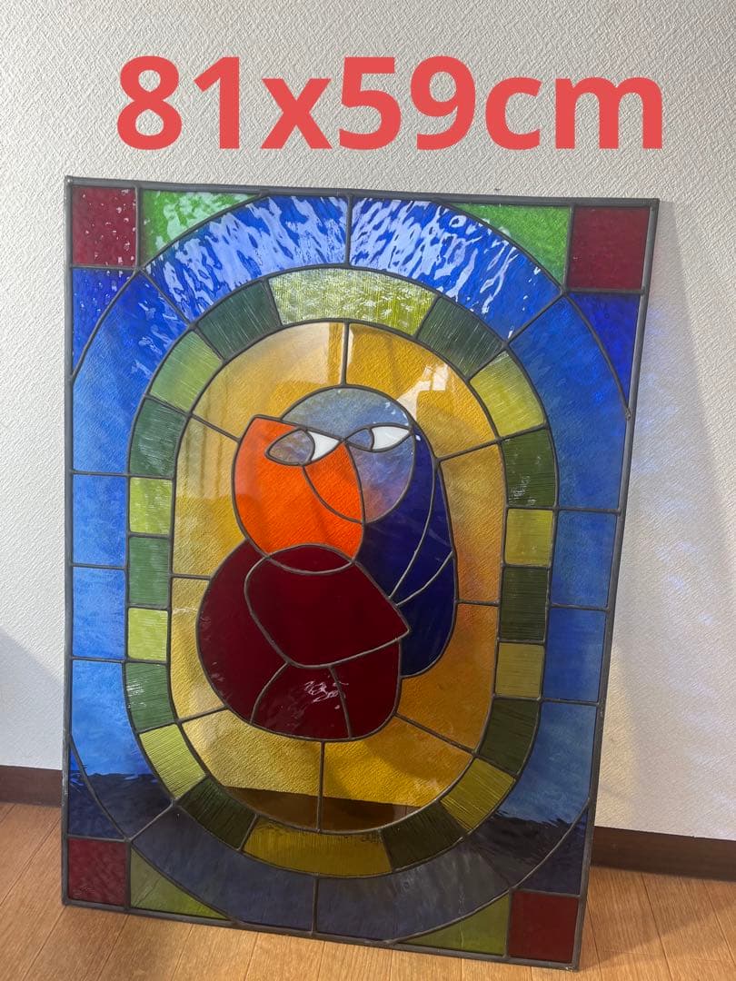 34 ステンドグラス レトロ ステンドグラス 店舗 ディスプレイ 飾り オブジェ