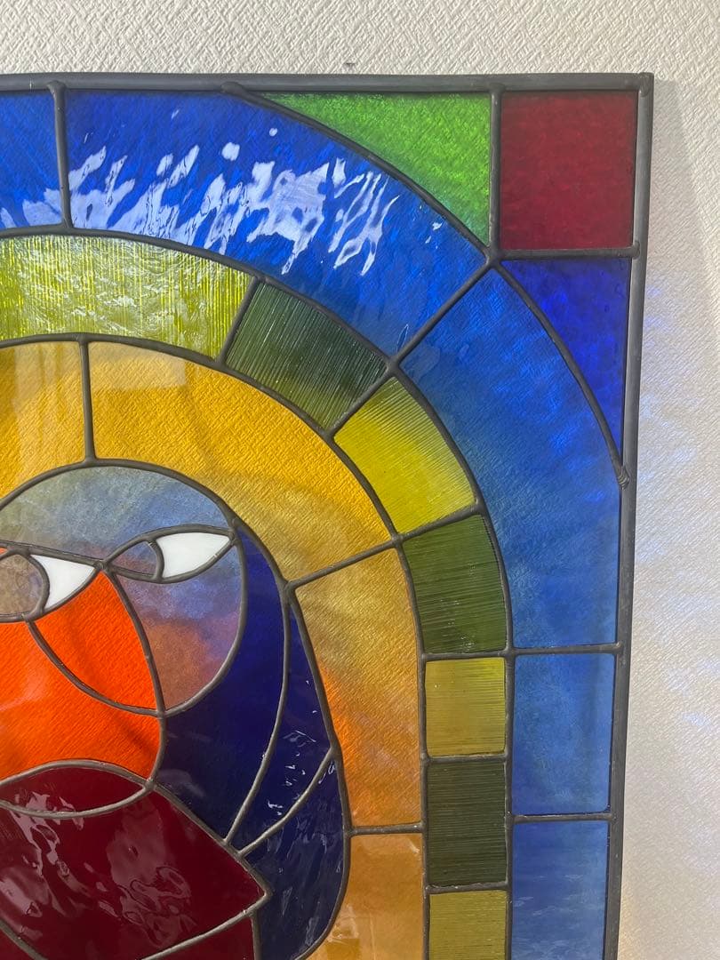 34 ステンドグラス レトロ ステンドグラス 店舗 ディスプレイ 飾り オブジェ