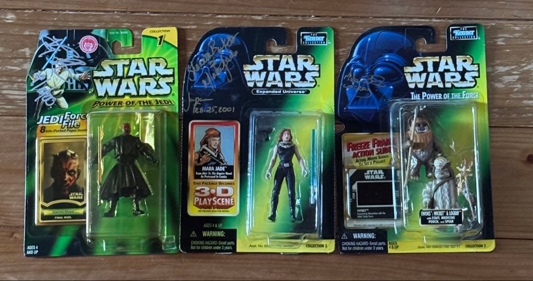 スターウォーズサイン入りフィギュア25点