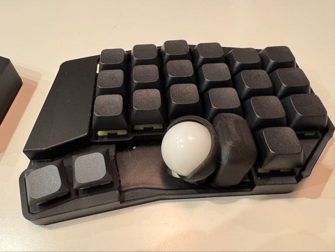 【新品】keyball44 トップケースマウント方式　黒仕様　フルフェイスケース