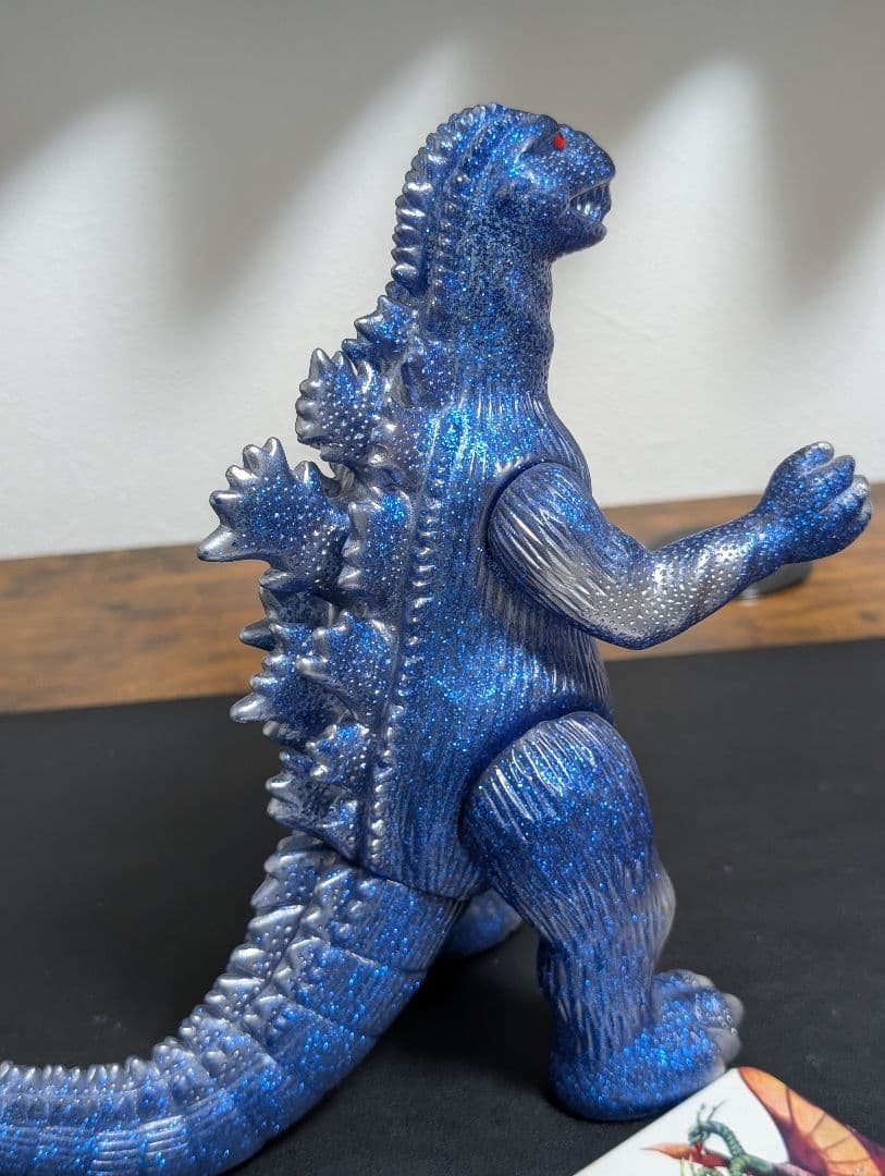 ゴジラ ソフビ マルサン Godzilla 1955 Blue Glitter