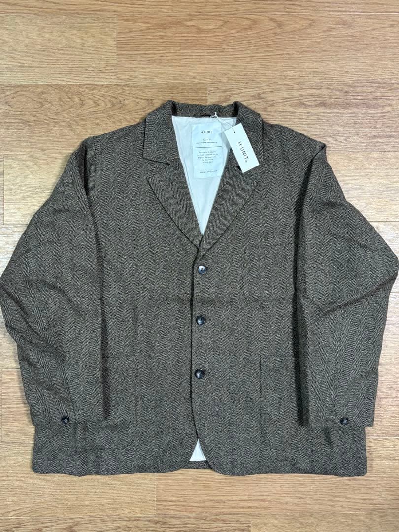 新品未使用 H.UNIT TECH TWEED HBT JACKET