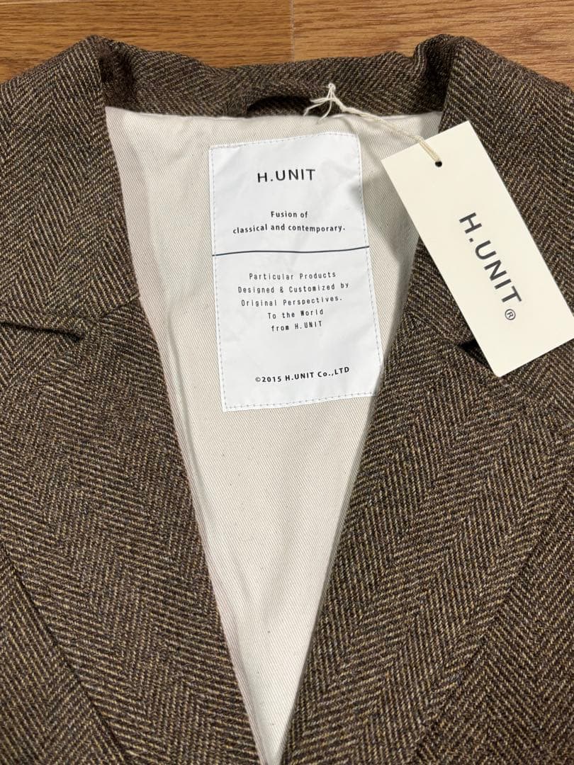 新品未使用 H.UNIT TECH TWEED HBT JACKET