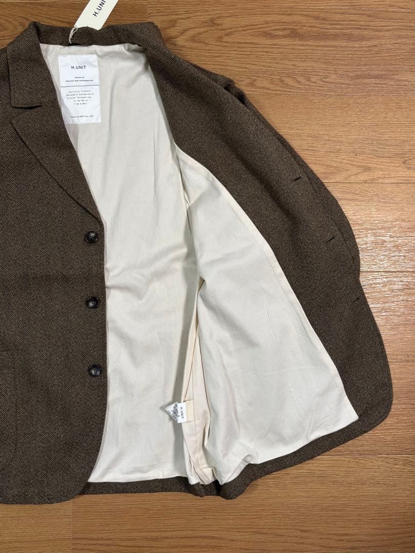 新品未使用 H.UNIT TECH TWEED HBT JACKET
