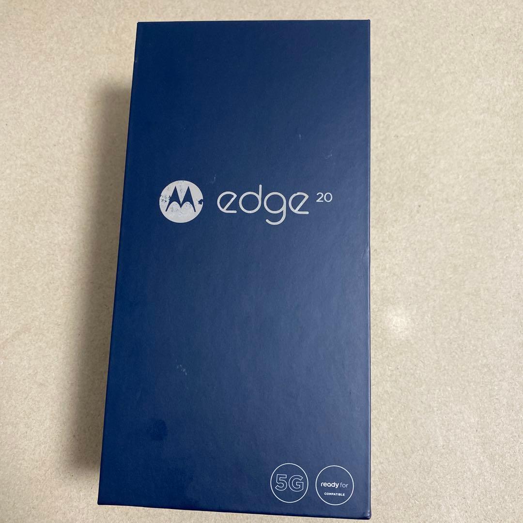 モトローラ edge20 5G対応/6GB/128GB フロストオニキス