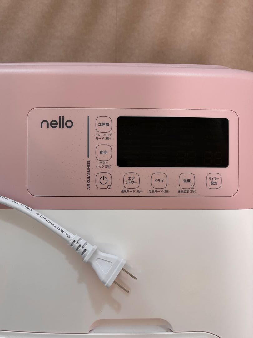 ⭐︎美品⭐︎ nello ペット用ドライヤー（ピンク）交換フィルター2つ付