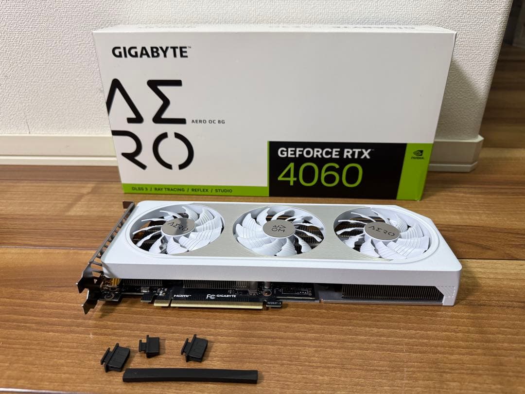 GIGABYTE GEFORCE RTX 4060 AERO OC 8G美品