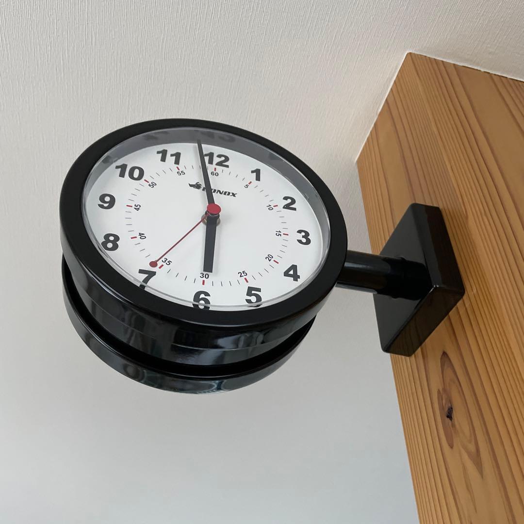 ダルトン両面時計 ダブルフェイスクロック ブルックリン　BONOX