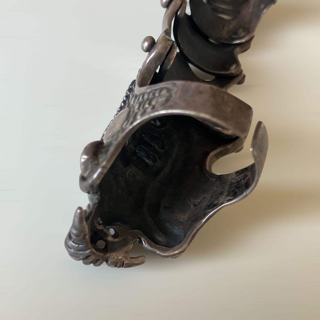 た*つ様 シルバー925 アーマーリング エイリアン 17-18号 甲冑