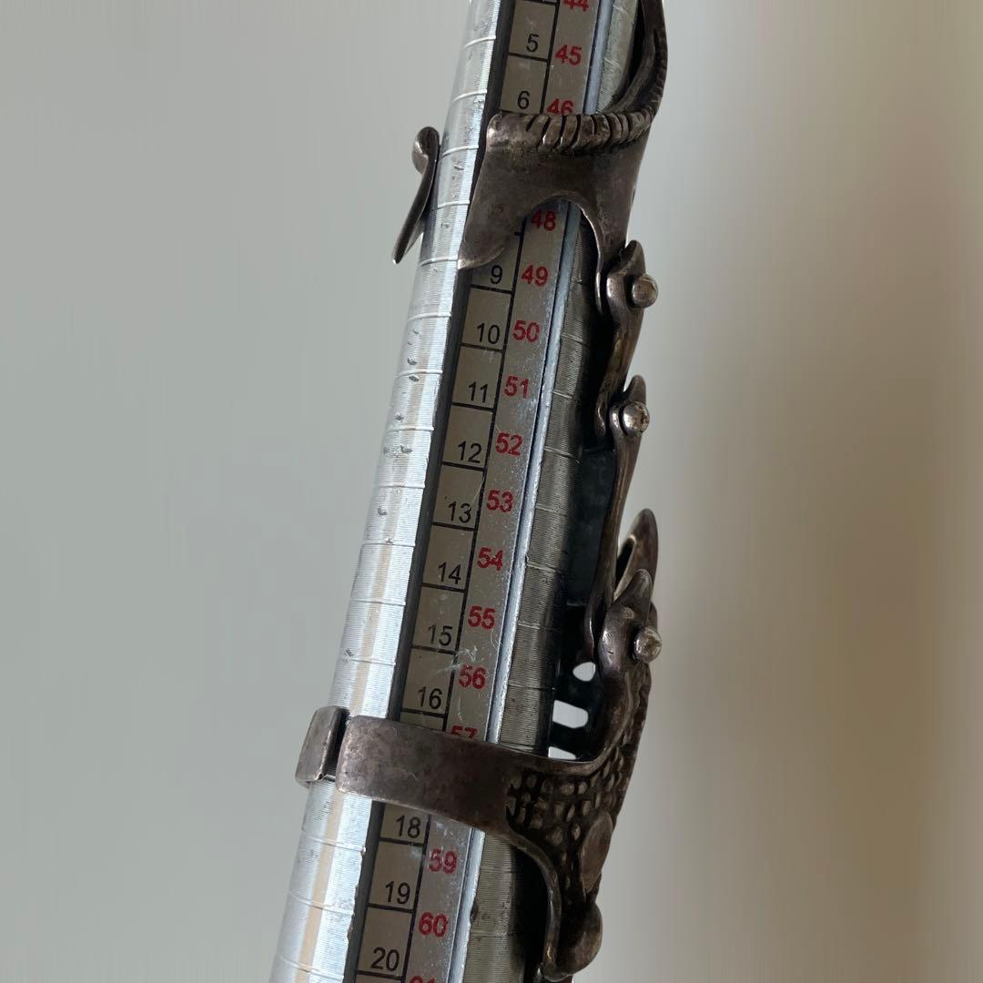 た*つ様 シルバー925 アーマーリング エイリアン 17-18号 甲冑