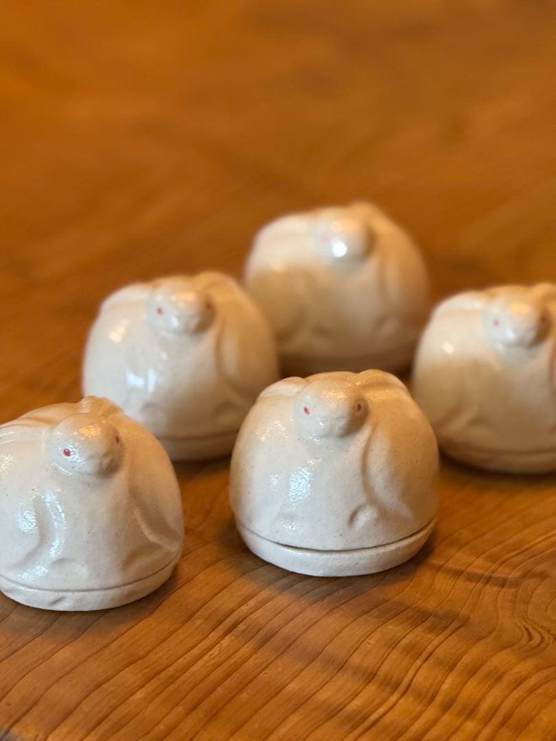 陶器　兎　こうだい　5セット　器　食器