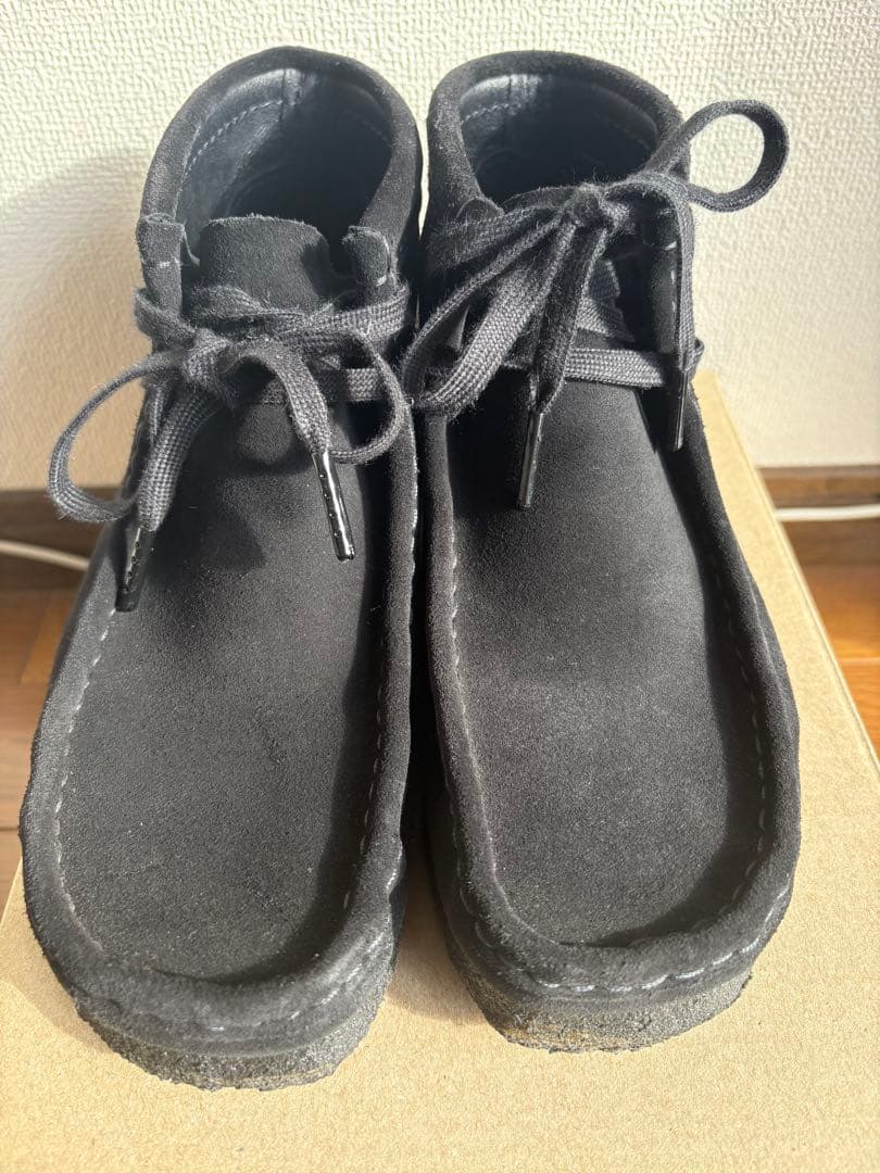 クラークス　ワラビーブーツ　ブラックスヌード　25cm