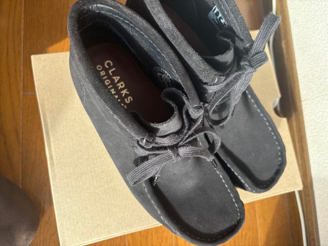 クラークス　ワラビーブーツ　ブラックスヌード　25cm