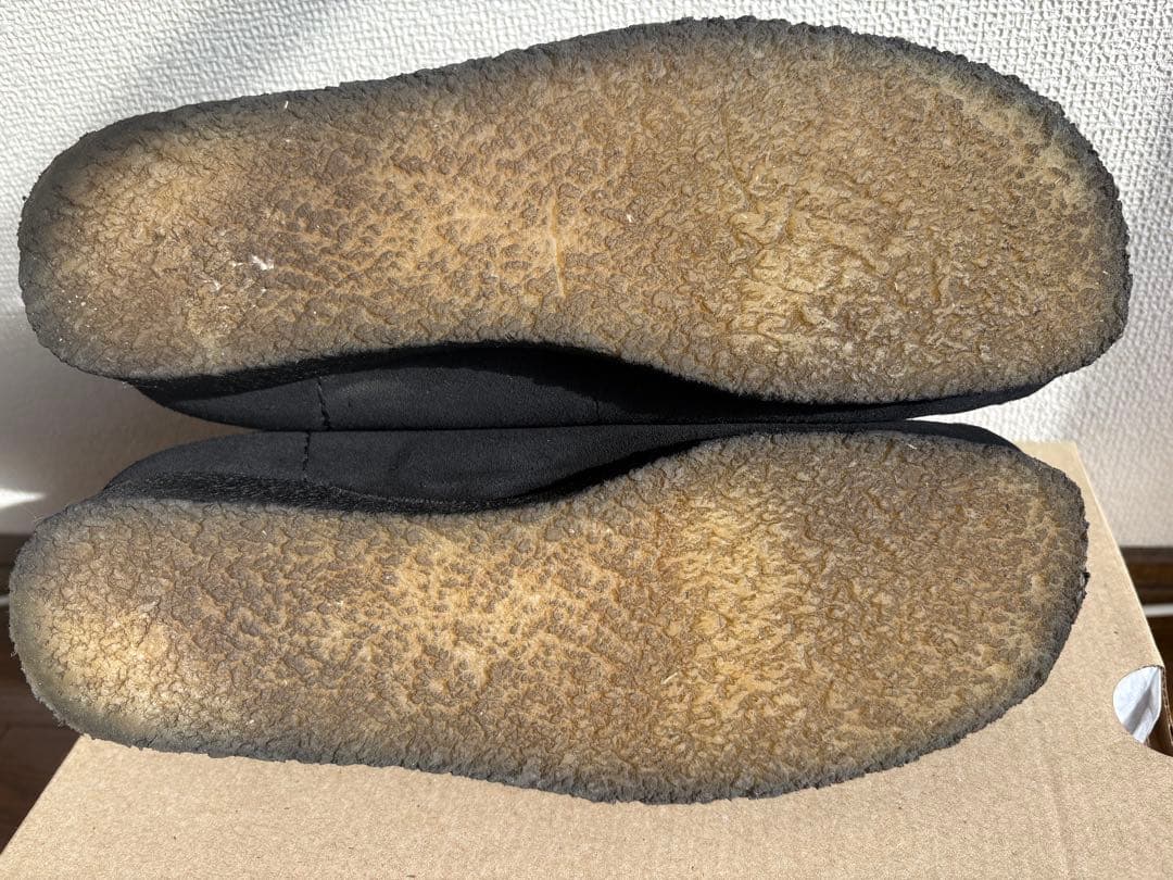 クラークス　ワラビーブーツ　ブラックスヌード　25cm