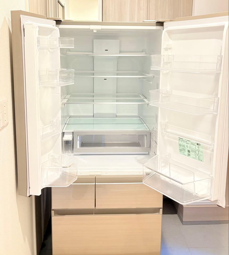 【美品】Panasonic 冷蔵庫NR-F508HPX-N 2022年製　6ドア