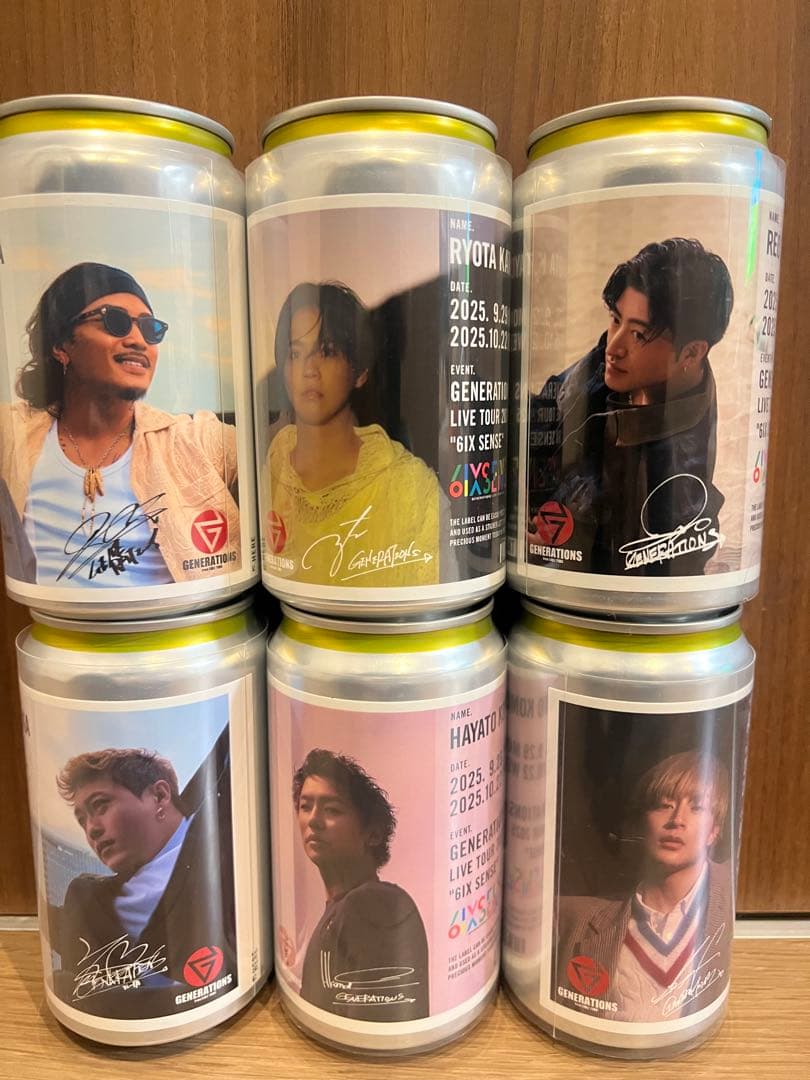 ⭐︎generationsサイン入り☆ サントリーラベル缶