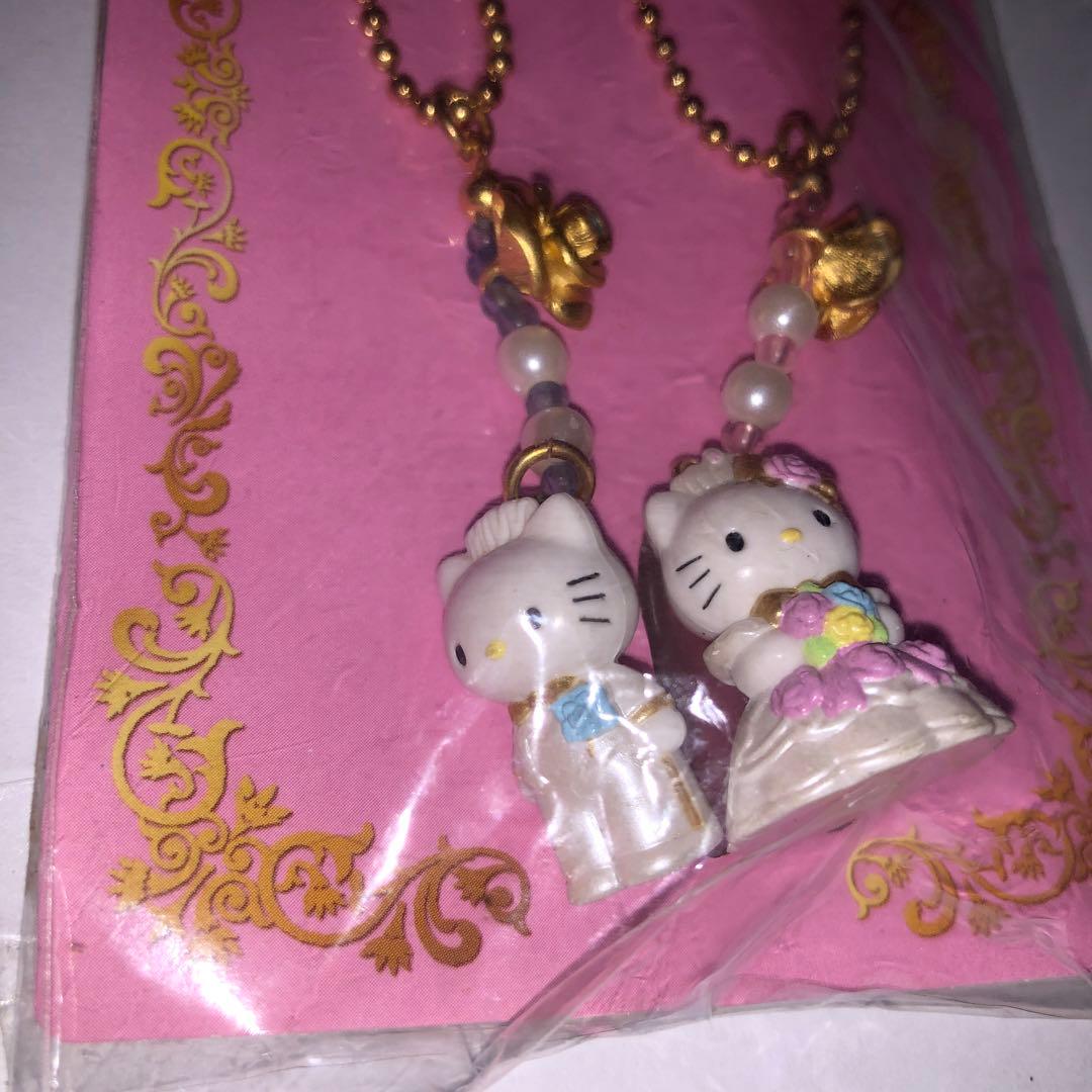 ハローキティ ダニエル ウェディング ペア ストラップ 2001年 激レア 希少