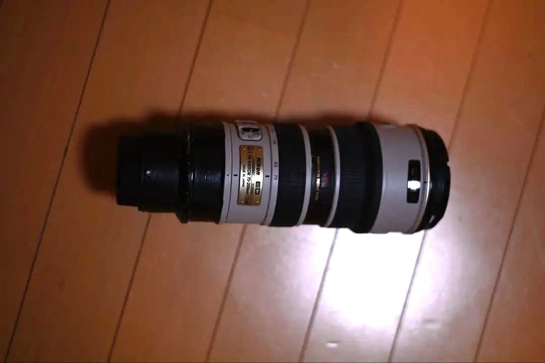 ニコンAF-S VR ED 70-200mm F2.8G（IF） ライトグレー