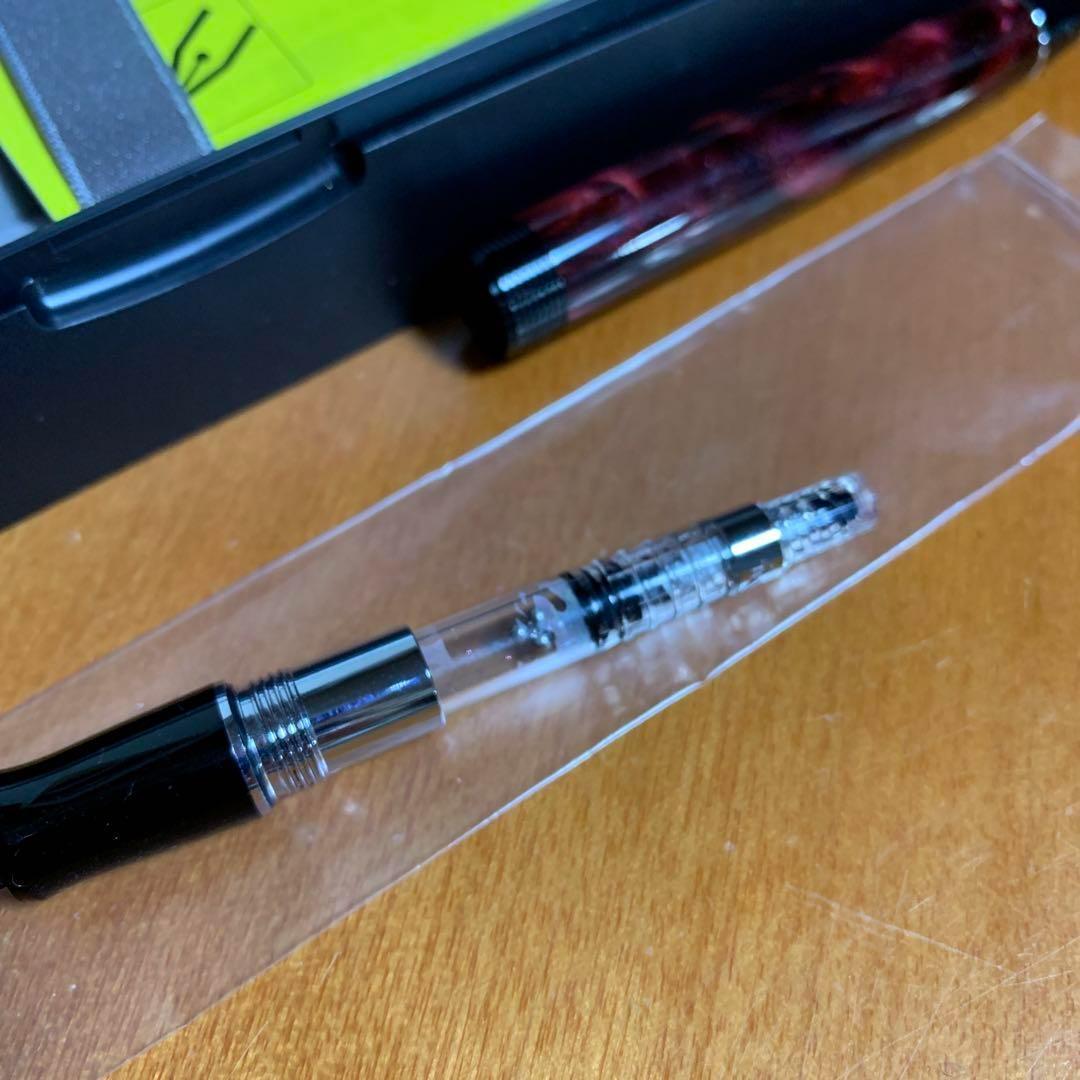 パイロット カスタムヘリテイジSE マーブルレッド M(中字)