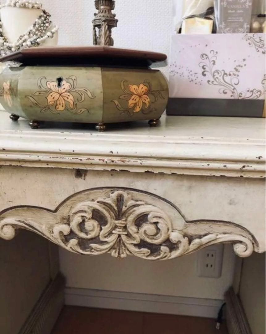 アンティーク 古家具 ドレッサー台 シャビー