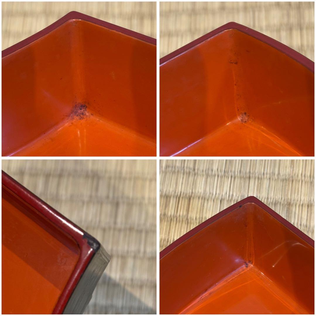 輪島塗 大崎 作 絵変草花蒔絵 青塗扇面形蓋物 10客「福扇」 / 大崎庄右衛門