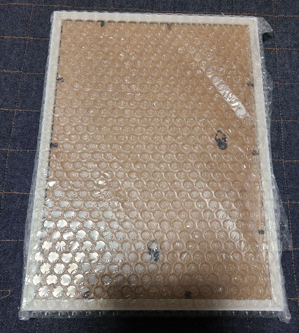 神奈川沖浪裏 ４枚 赤富士４枚　額縁クリーム色