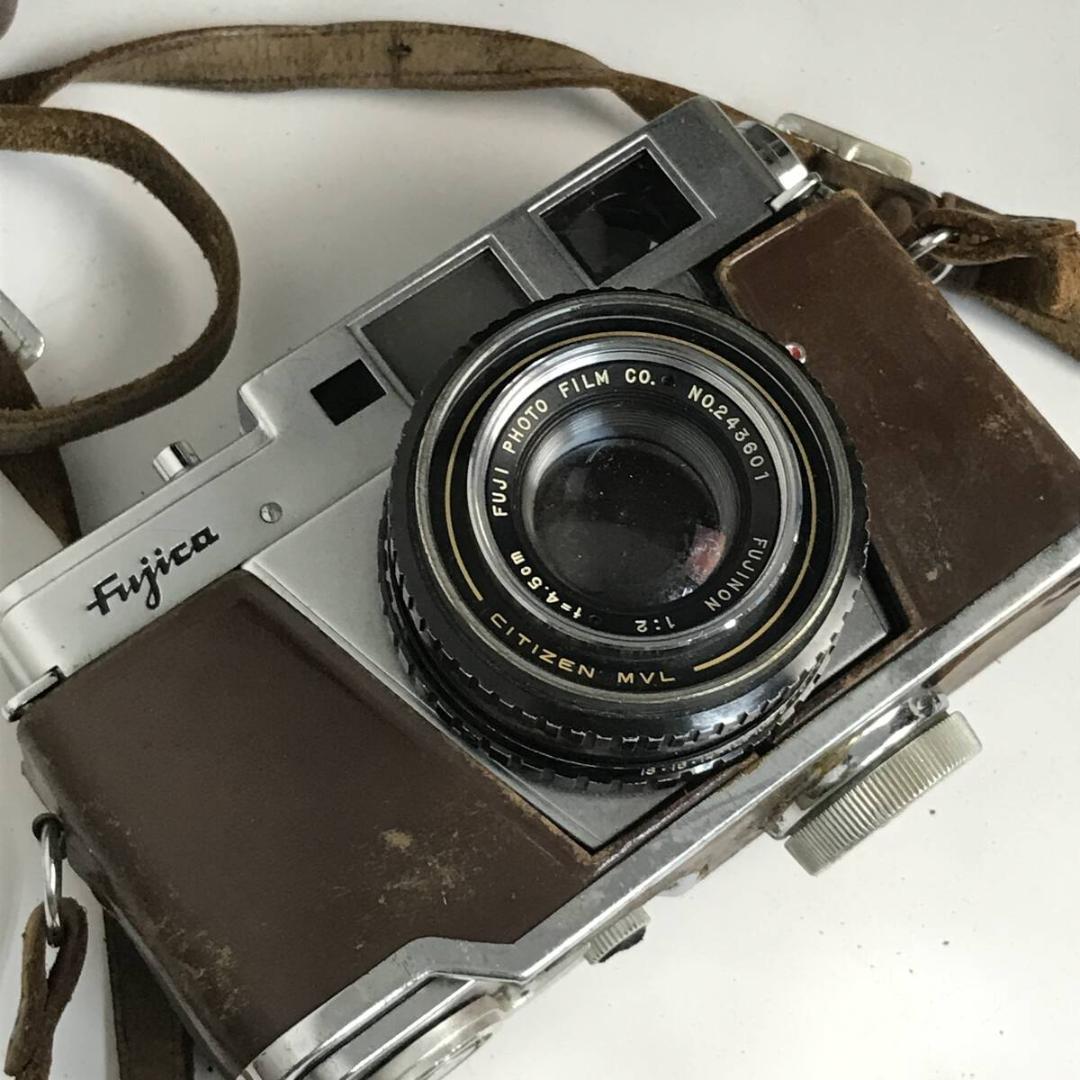 昭和レトロ フィルムカメラ 5台 一眼等 (Kinica C35/Fujica