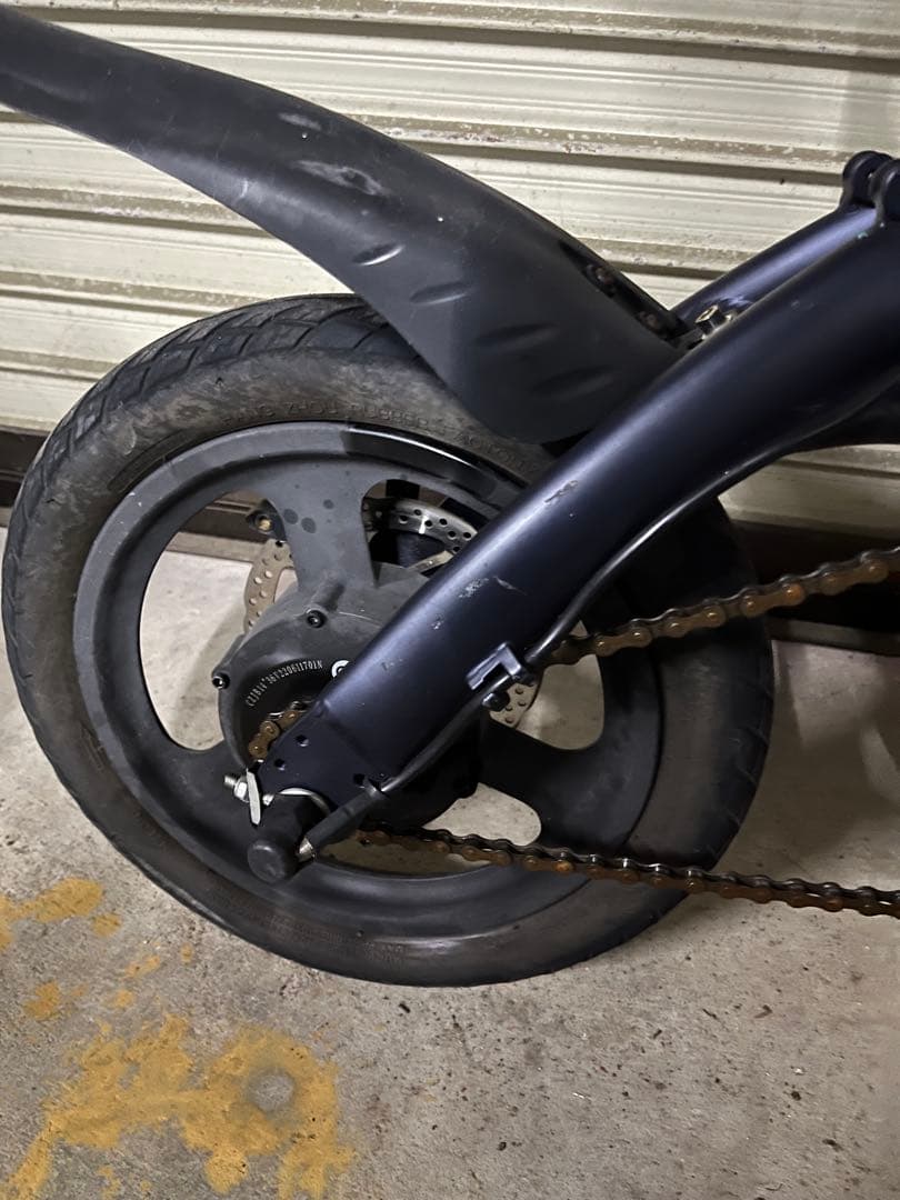 未整備　電動アシスト　HOLD ON Q1 14インチ　折り畳み自転車