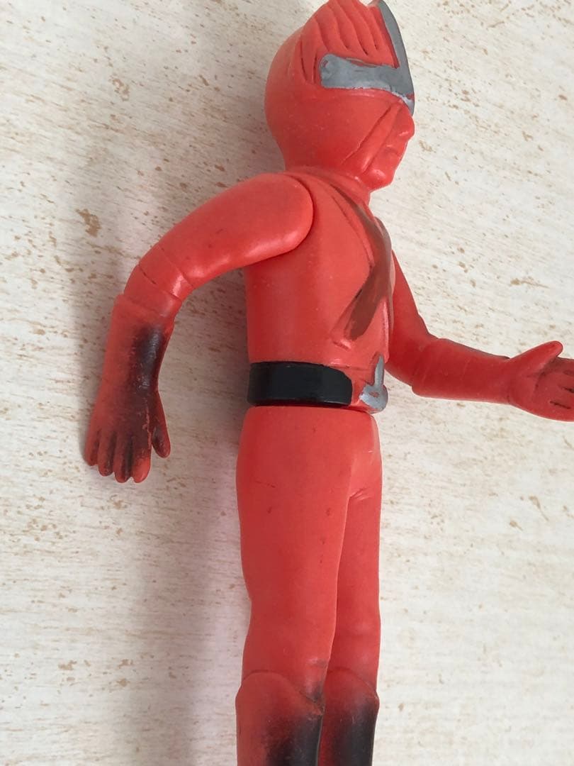 レインボーマン　ダッシュ2 炎の化身　ソフビ 無版権　パチ　当時物