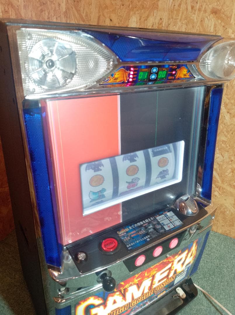 【ジャンク】パチスロ実機　ロデオ　ガメラハイグレードビジョン　液晶不良　音不良