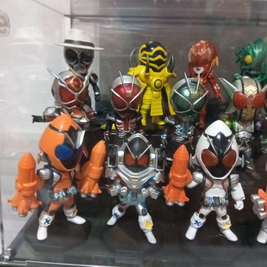 仮面ライダー フィギュア 45体 ※透明ケースは付きません