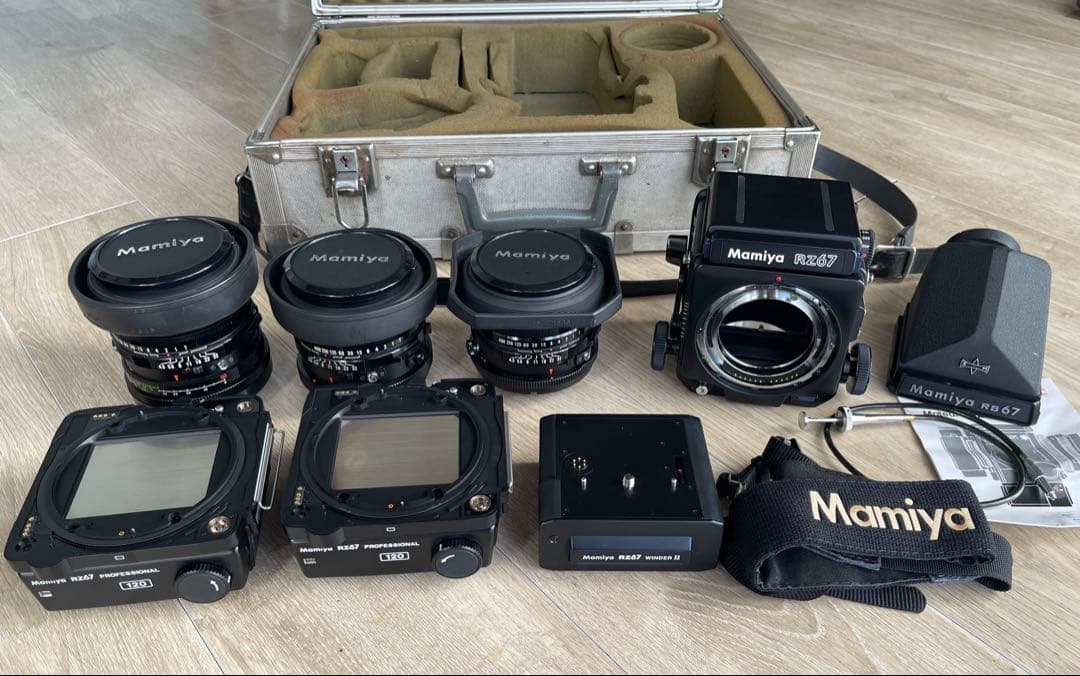 Mamiya RZ67 PROFESSIONAL 中判カメラ レンズ3個 付属品