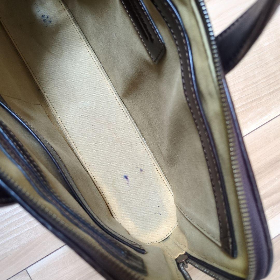 【廃版】マザーハウス アンティークメッシュスリムビジネス ダークブラウン