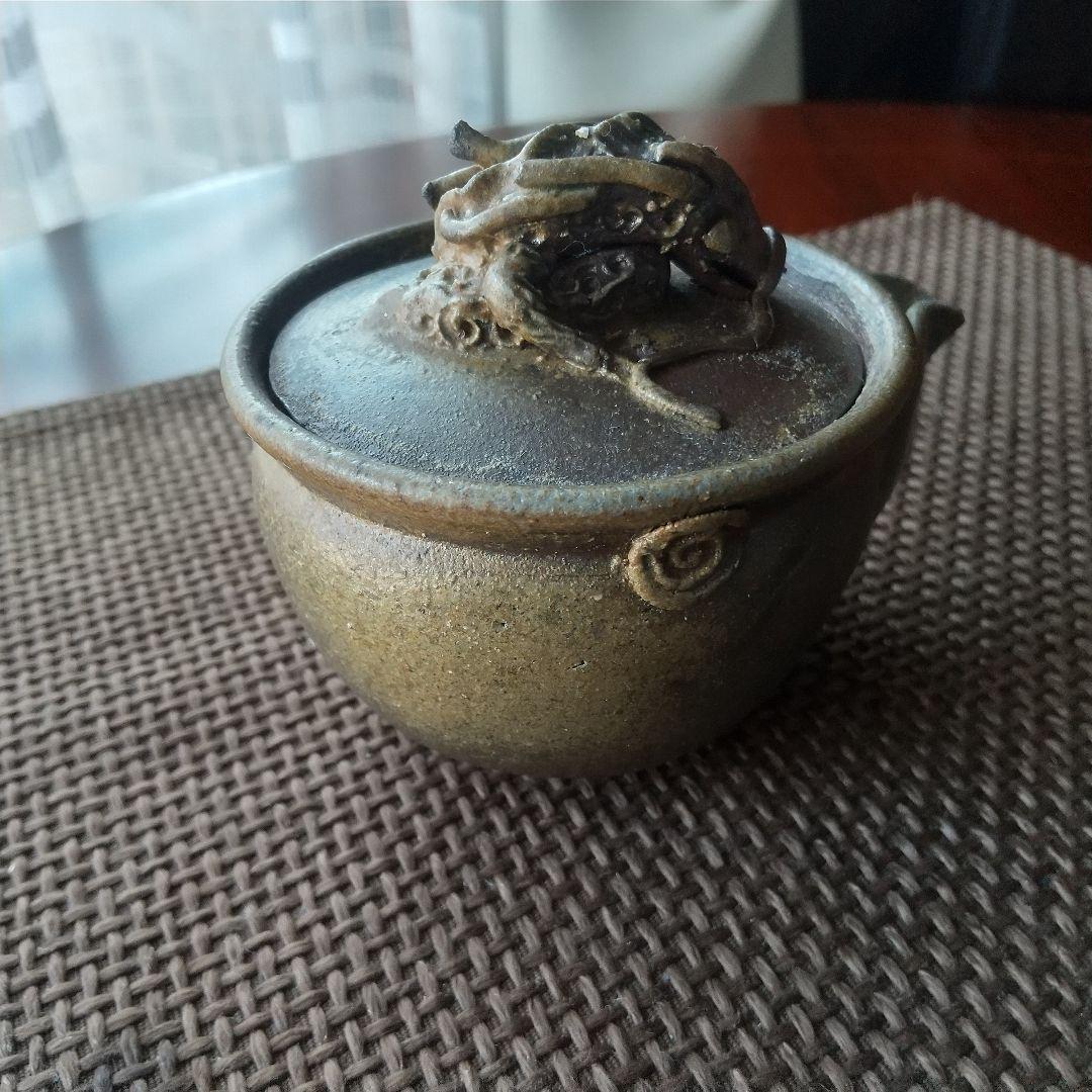 備前焼　龍宝瓶　竜