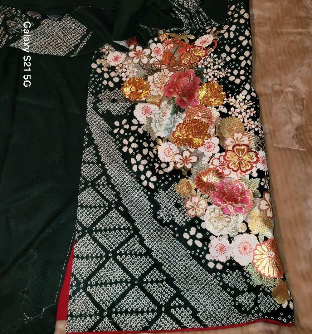 ぷ*ー様 ✿京都きもの友禅　振袖 フルセット　新品未使用　トールサイズ(正絹/金