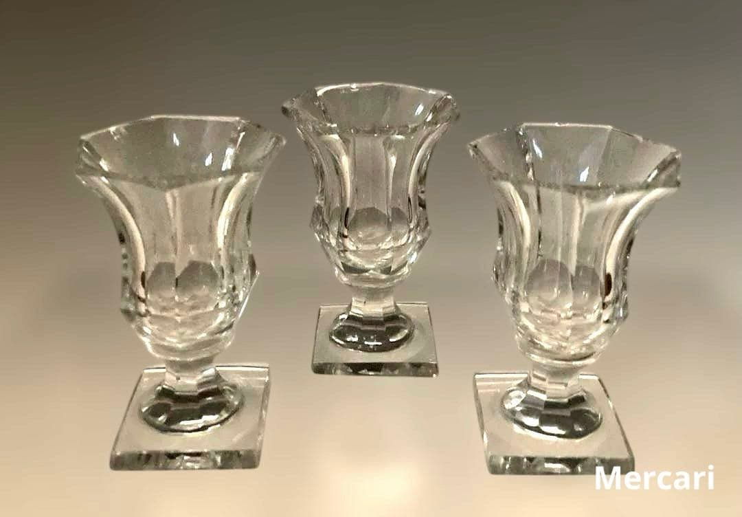 【希少】オールドバカラ リキュールグラス　ショットグラス3客セット