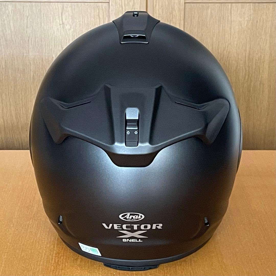 【美品】Arai VECTOR-X フルフェイス ヘルメット フラットブラック