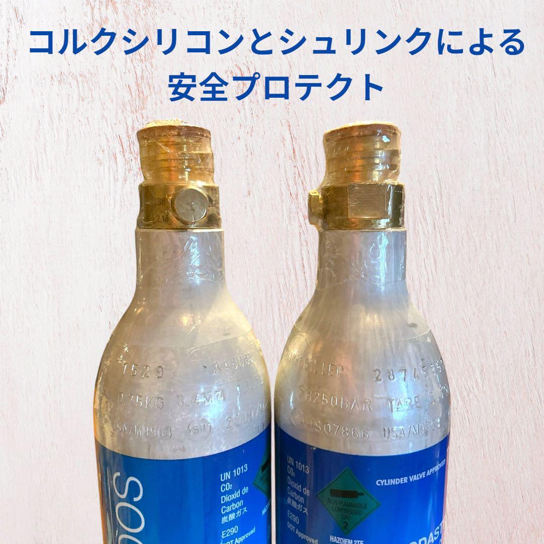 ソーダストリーム　ジェネシス(R ) 満タンガスシリンダー2本、専用ボトル付き
