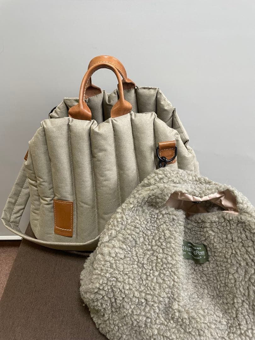 【Hunting Pony】ペットキャリーバッグ&ボアライナー