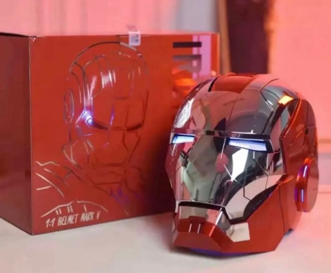 新品AUTOKINGアイアンマン マーク5 MK5 マスク シルバー