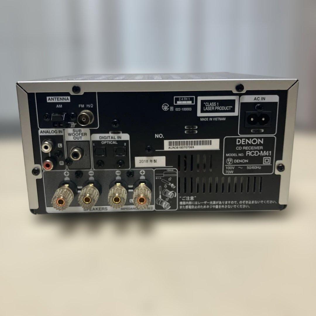 DENON CDレシーバー RCD-M41 整備動作品 2018年製