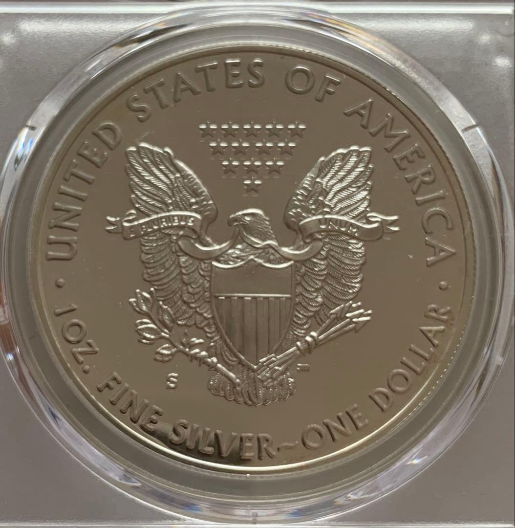 アメリカ　＄1　イーグル銀貨　２０１７年　PCGS PR70DCAM
